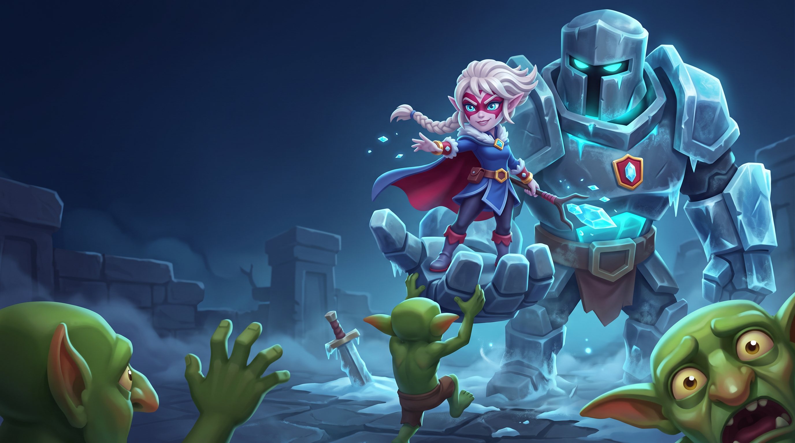 Crystal Harbon — ledový golem